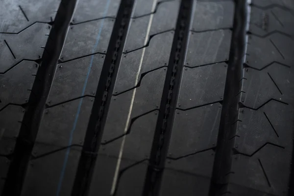 Schwarze Reifen aus nächster Nähe — Stockfoto