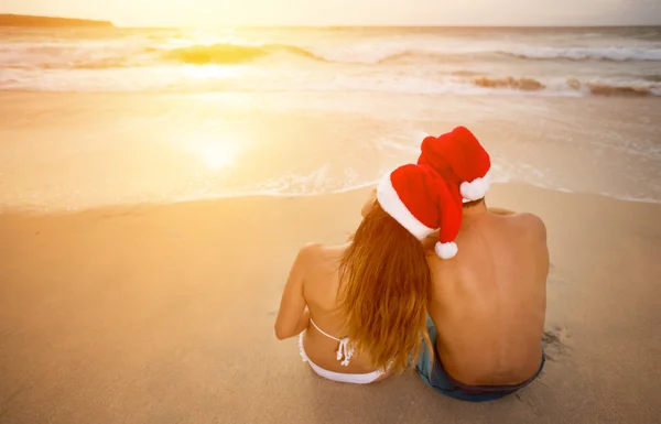 Vacanza romantica di Natale — Foto Stock