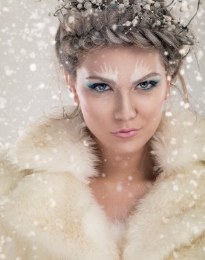 Kış Kraliçe portre 