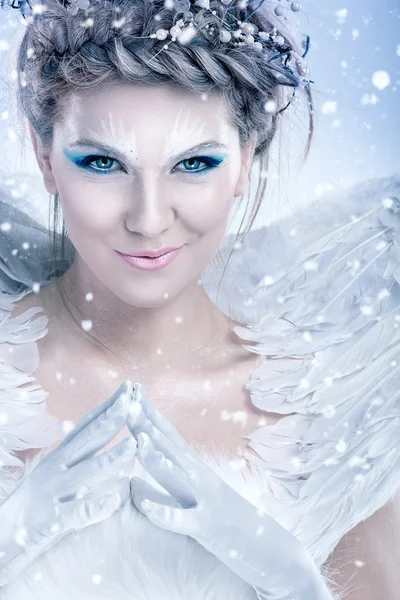 Мистическая снежная королева — стоковое фото