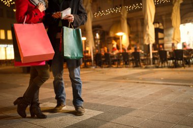 Noel için alışveriş listesi denetimi çift