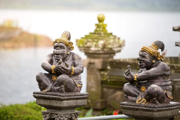 Statue sculptée dans le temple hindou — Photo