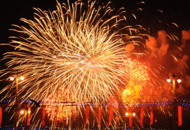 Festival Selam onuruna 70 yıldönümü zafer günün, Moskova, Rusya