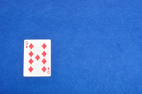 Diamante jugando a las cartas — Foto de Stock