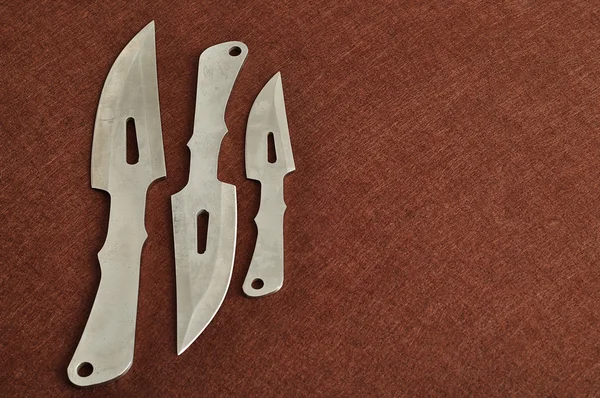 Комплект боевых ножей — стоковое фото