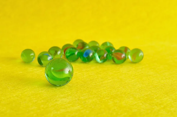 A collection of marbles Royalty Free Stock Photos