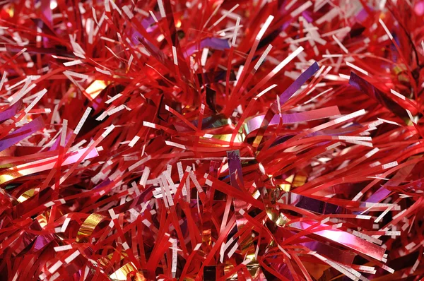 Tinsel de árbol de Navidad — Foto de Stock