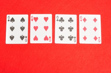 6 numaralı kartların farklı cinsten
