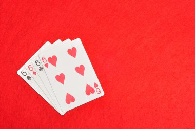 6 numaralı kartların farklı cinsten