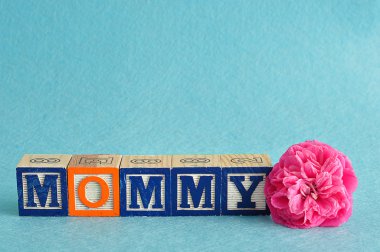 Kelime anne alfabe blokları ile yazıldığından 