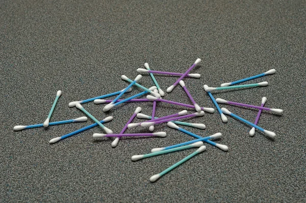 A pile of cotton swabs — Stock Photo, Image