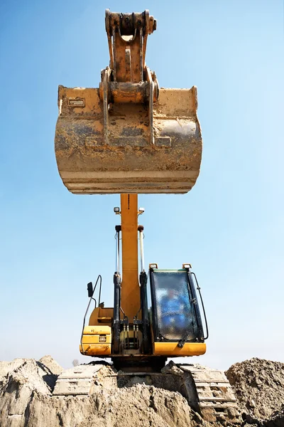 Bagger vor Ort — Stockfoto