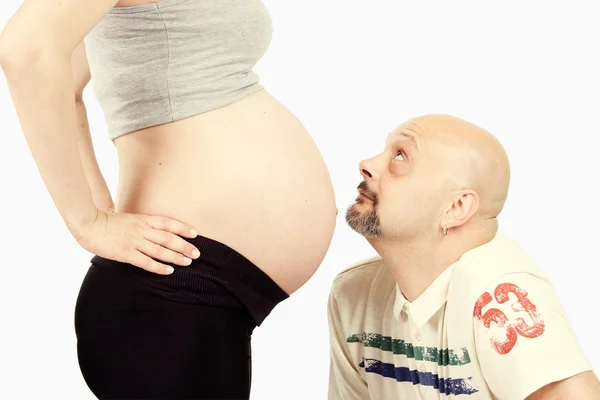 임신한 여자 사진 — 스톡 사진
