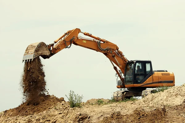 Tracked excavator — Stock Photo, Image