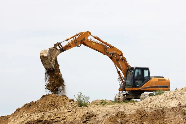 Tracked excavator — Stock Photo, Image