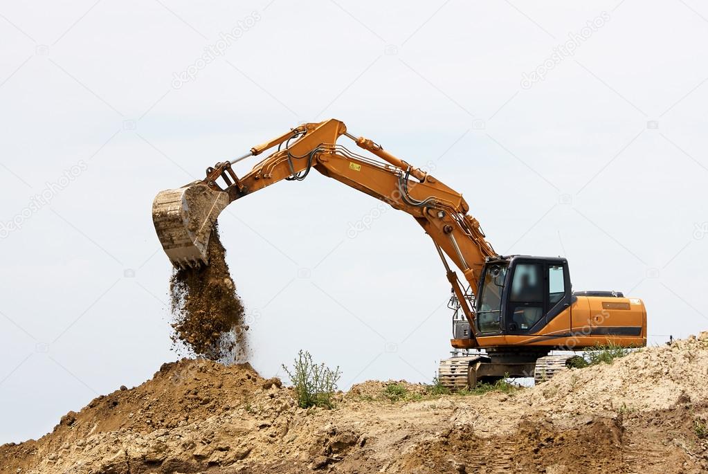 tracked excavator