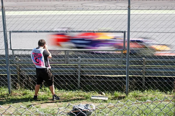 Гонка Формулы-1 — стоковое фото