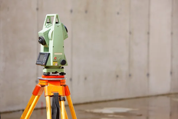 Land Survey Tools Stock Photos Royalty Free Land Survey Tools - surveying tools on the site stock photo