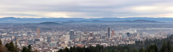 Panorama de paisaje urbano de Portland Oregon —  Fotos de Stock