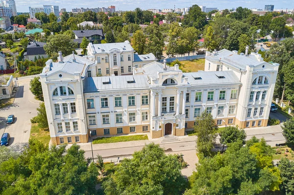 ベラルーシのゴメル 2021年7月22日 街の中心部の空中ビュー ゴメルの美しい歴史的建造物 — ストック写真