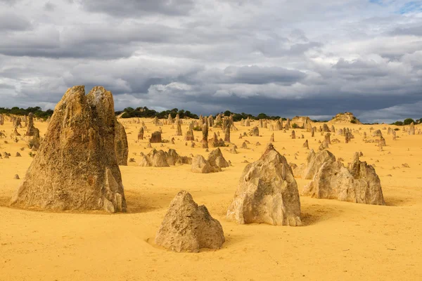 Pinakels woestijn in het Nambung National Park — Stockfoto