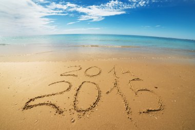 kum üzerinde rakamlar