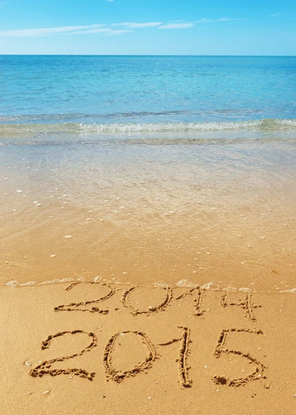 Ziffern im Sand — Stockfoto