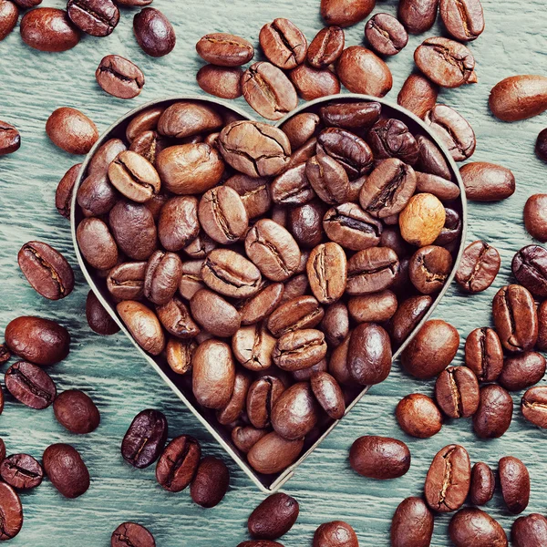 Coffee beans background — Stock Photo, Image