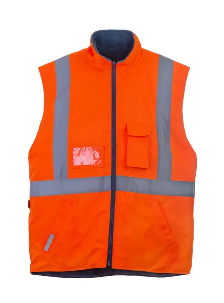 Gilet de sécurité orange — Photo