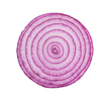 Kırmızı soğan dilimlenmiş