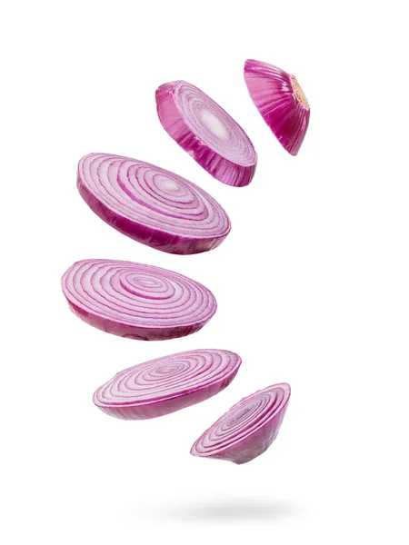 Sliced  red onion — Stock Photo, Image