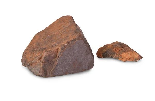 Dos piezas de mineral de hierro — Foto de Stock