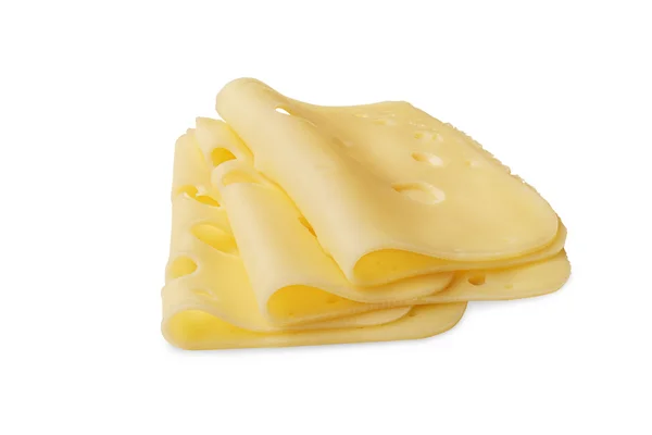 Three cheese slices — Stock Photo, Image