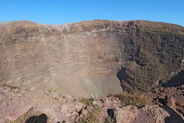 Vezüv Yanardağı Napoli, Italy yakınındaki krater