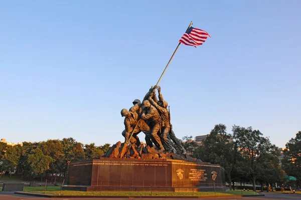 The Marine Corps War memorial in Arlington Virginia Stock Image