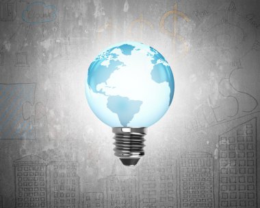 Ampul küre şeklinin