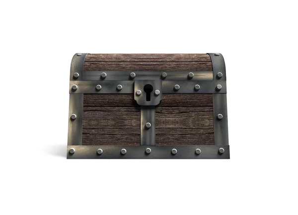 Old treasure chest, 3D rendering — Stock Photo, Image
