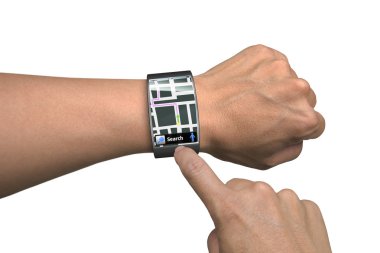 El harita Kılavuzu ile akıllı saati