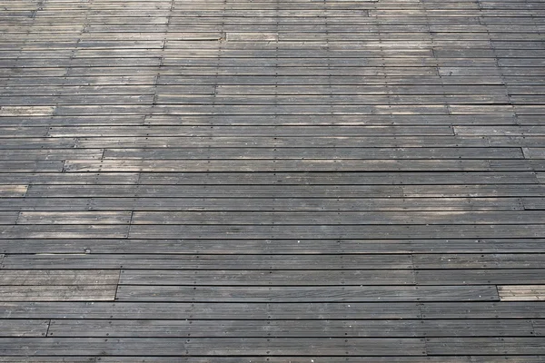 Old wooden floor with horizontal striped for background textured — Stock Photo, Image