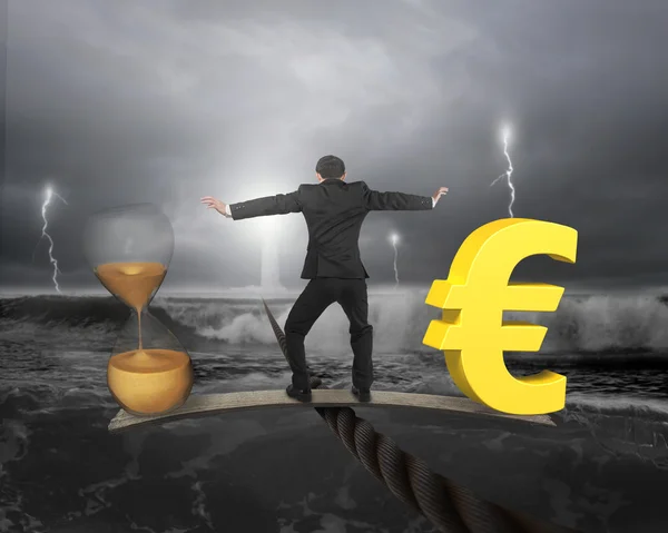 Tijd is geld concept. — Stockfoto