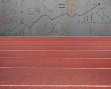 Running track with business concepts graphs
