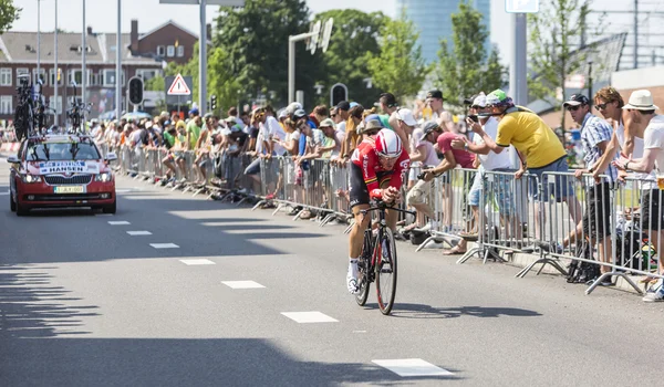 El ciclista Adam Hansen - Tour de Francia 2015 — Foto de Stock
