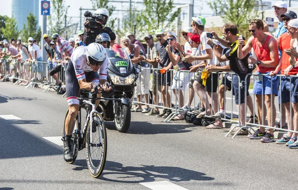 Il ciclista Bauke Mollema - Tour de France 2015 — Foto Stock