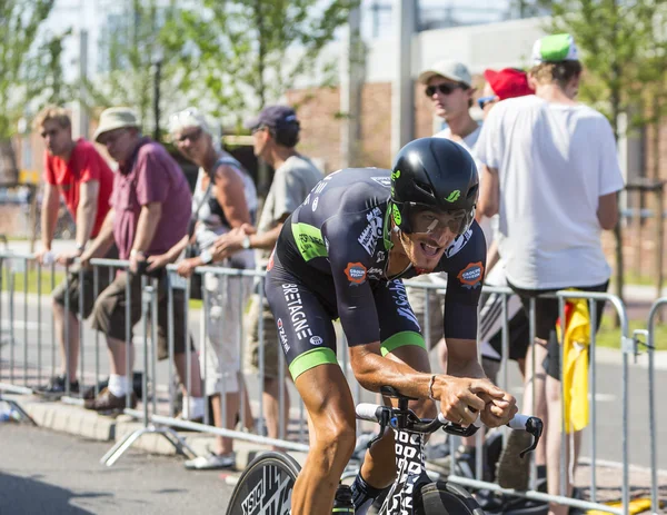 A kerékpáros Brice Feillu - Tour de France 2015 — Stock Fotó