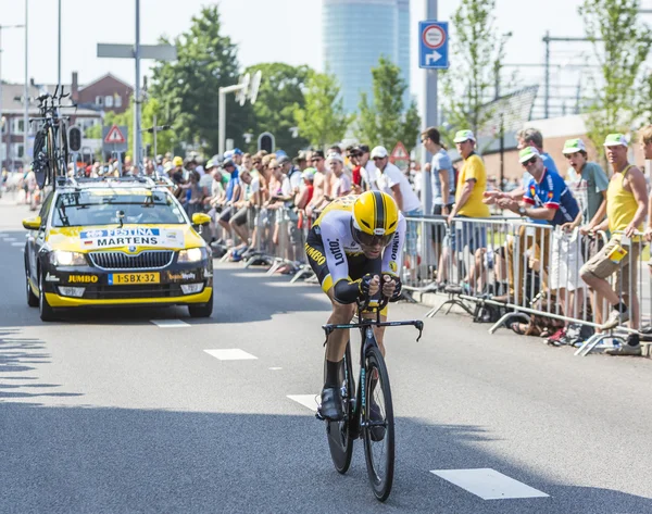 Rowerzysta Paul Martens - Tour de France 2015 — Zdjęcie stockowe