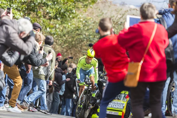 Cyklista Alberto Contador - Paříž Nice 2016 — Stock fotografie