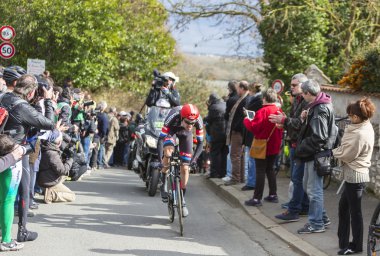 Bisikletçi Tom Dumoulin - Paris-Nice 2016