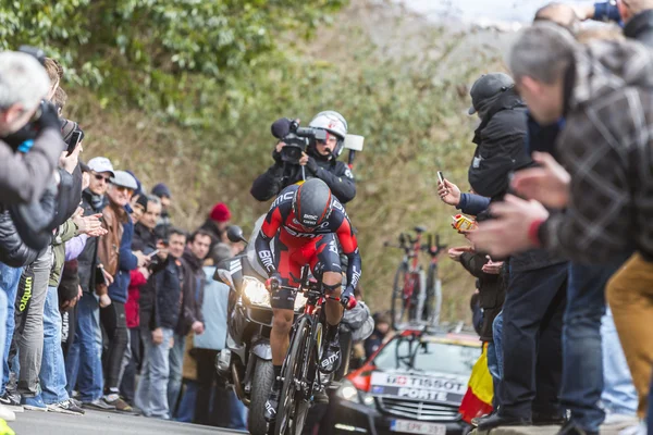 De fietser Richie Porte - Parijs-Nice 2016 — Stockfoto