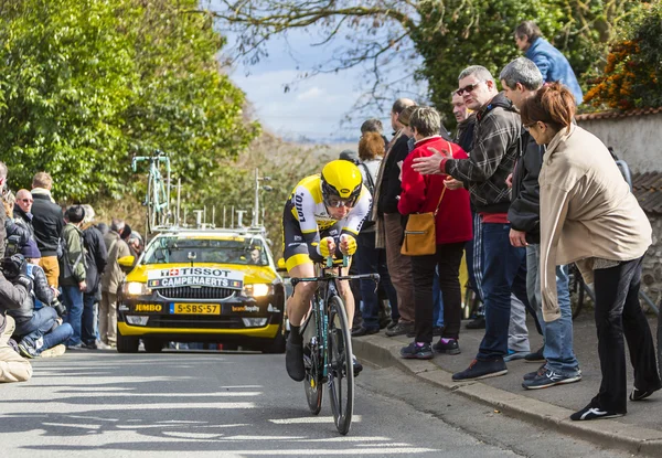 The Cyclist Victor Campenaerts - Paris-Nice 2016 — Stock Photo, Image