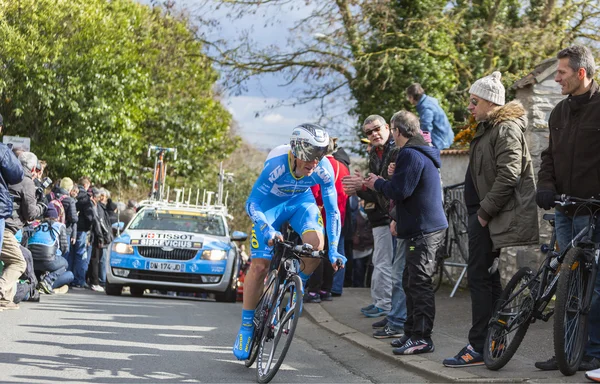 El ciclista Evaldas Siskevicius - París-Niza 2016 — Foto de Stock